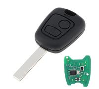 ePathChina® 433 MHz 2 Botones Mando a Distancia Coche Llave con Chip PCF7961 y HU83 Blade para Citroen 73373067C / Peugeot 307 2000-2017