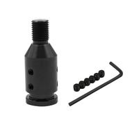 ePathChina Adaptador universal de perilla de palanca de cambios de coche, adaptador universal de aleación de aluminio para palanca de cambios sin rosca M12 x 1.25