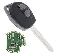 ePathChina Mando a distancia de 433 MHz, 2 botones, sin llave, sin cortar, con chip ID46 y hoja HU87 KBRTS004, compatible con Suzuki SWIFT SX4 Alto IGNIS Splash 2007-2013