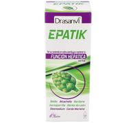 DRASANVI Epatik con Colina, Desmodium, Cardo Mariano y Otros Extractos| Para la Función Hepática | Desintoxicación y Depuración del Organismo | Contiene Vitamina B6 | 250 ml = 8 Días| Sabor Limón