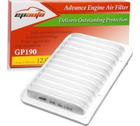 EPAUTO GP190 (CA10190) - Filtro de aire de motor de panel rígido Toyota/Scion para Corolla 1.8L (2009-2019), Matrix Base (2009-2014), Yaris (2006-2018), Scion xD (2008-2014)