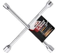 EPAuto - Llave universal resistente de 14 pulgadas, llave cruzada de 4 vías