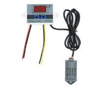 Epdpekc Controlador de Humedad Digital W3005 de 220 V, Interruptor de Control de Humedad, Higrómetro, Sensor de Humedad SHT20, Enchufe de la UE