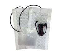Epdpekc Kit de Calefacción Universal para Asientos de Automóvil, Almohadillas Térmicas de Fibra de Carbono de 12 V, de Interruptor de Control Dual de 2 Niveles y Botones