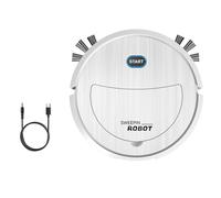 Epdpekc Robot Aspirador 3 en 1 Barredora Eléctrica Robot Ultrafino Silencioso Aspiradora Robótica