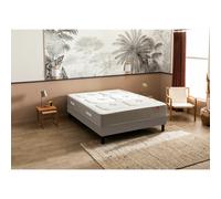 Epeda Conjunto de colchón 700 muelles Beau Séjour + somier. Talla 120 x 190 cm. Color Gris