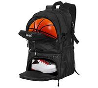 EPERDE - Mochila de baloncesto grande con compartimento separado para pelota y zapatos, ideal para baloncesto, fútbol, voleibol