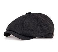 EPERDE Sombreros de Newsboy para hombre, estilo vintage, estilo octágono, estilo vintage, con diseño de espiga, boinas de rayas, estilo Gatsby