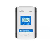EPEVER® 20A MPPT Regulador de Carga solar de Doble Batería 12V/24V Auto con Pantalla LCD para RV Camper Barco Remolque apto para Sellado, Gel, inundado, Batería de Litio - DR2210N