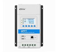 EPEVER® 40A MPPT Controlador de Carga Solar Voltaje del Sistema de Identificación Automático de 12V/24V con Pantalla LCD y Puerto USB - TRIRON 4210N