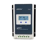 EPEVER Controlador de Carga Solar MPPT de 20 A con Pantalla LCD integrada para Paneles solares de hasta 260 W (Sistema de batería de 12 V) / 520 W (Sistema de batería de 24 V) hasta 100 V.