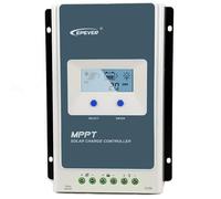 EPEVER MPPT 20A Controlador de carga solar 12 V 24 V Auto, Regulador de 20 Amperios MPPT que Identifica Automáticamente el Voltaje del Sistema, Funciona para Baterías de Litio de Plomo-ácido