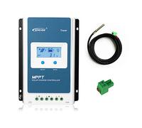 EPEVER MPPT Charge Controller 20A 12/24V Auto Max. PV 100V Solar Panel Regulator Common Negative LCD for Gel AGM Sealed Flooded Lithium Battery(Tracer2210AN)