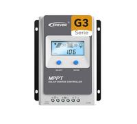 EPEVER® MPPT Tracer-AN G3 - Tracer1210AN G3 Regulador de Carga Solar, 10A, 12/24VDC auto work, PV 100V, Pantalla LCD, Puesta a tierra negativa común