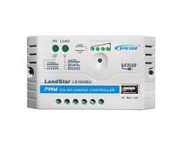 EPEVER PWM LS1024EU 10A 12/24V Regulador de Carga Controlador de Carga Solar con Conector USB