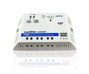EPEVER PWM LS2024EU 20A 12/24V Regulador de Carga Controlador de Carga Solar con Conector USB