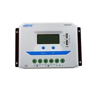 EPEVER - Regulador de carga solar PWM con pantalla LCD y doble puerto USB para batería de gel sellada, VS6048AU