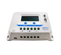 EPEVER VS2024AU Regulador de Carga Solar PWM 20A 12/24V con LCD | 12/24V Auto | max PV. 50V | Pantalla LCD | 2 puertos USB | Sealed, Gel y Flooded | Control de carga programable | IP30