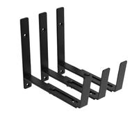 EpheyFIF 3 ganchos de pared ajustables de hierro para macetas, para ventana, 15-33 cm