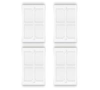 EpheyFIF 4 filtros HEPA para depósito de aguas residuales para ECOVACS para Deebot X8 T80, herramientas de limpieza de barrendas, filtros HEPA de repuesto