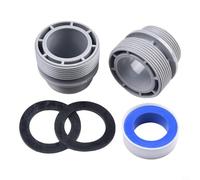 EpheyFIF 4560 - Kit de adaptadores de conversión de manguera para Intex de 40 mm a 1 1/2 pulgadas, kit de conversión para conector de manguera de piscina para Intex, bomba de piscina, filtro de arena,