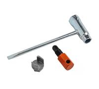 EpheyFIF 502541603 - Herramienta de desmontaje de embrague para motosierras Husqvarna = 340, 345, 346, 350, 351, 353, 445, 455, 460, herramientas de llave