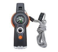 EpheyFIF 7 en 1 para brújula silbato para brújula luz LED más para aventuras al aire libre