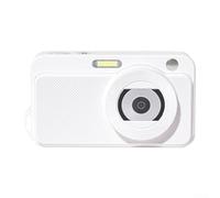 EpheyFIF Cámara digital pequeña AutoFocus 4K, cámara de vlogging doble de alta calidad, cámara de vlogging 4K, cámara FHD 1080P, captura impresionante cámara de vlogging para principiantes (blanco)