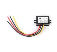 EpheyFIF Convertidor de voltaje para camión, adaptador para coche, impermeable, 46,5 x 31,5 x 18 mm, 18 V, 36 V CC a 12 V CC, 5 A, 60 W