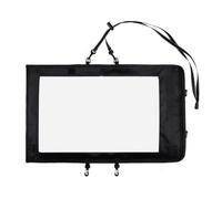 EpheyFIF Estuche plegable impermeable para almacenamiento de mapas, TPU para documentos, bolsa seca para senderismo, color negro