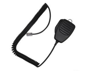 EpheyFIF HM-118N Micrófono de altavoz para ICOM IC-207H IC-208H - Micrófono de mano resistente de 8 pines con reducción de ruido y cable TPU para radio de jamón