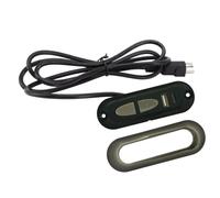 EpheyFIF Interruptor reclinable eléctrico con puerto USB, control manual de 5 pines para sofá y sillas