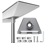 EpheyFIF Kit de montaje de adaptador de tubo, soporte de techo, base de placa de montaje para postes de 1 a 2 pulgadas