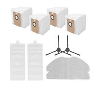 EpheyFIF Kit de paño para trapeador con filtro lateral principal para Tapo RV30 Max RV30 Max Plus RV20 Max RV20 Max Plus Sweeper Cleaner Accesorios