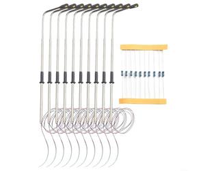 EpheyFIF Lámpara blanca cálida modelo ferroviario, 10 piezas de lámparas de escala HO 1:76, luz de calle de una sola cabeza, luz de calle modelo de una sola cabeza (20 piezas)