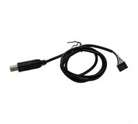 EpheyFIF Módulo adaptador USB a serie ft232rl UART de 6 pines para cable convertidor ttl para Arduino para Raspberry Pi para programación Linux 3,3 V 1 m, color negro