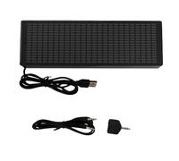 EpheyFIF Módulo de visualización de espectro musical LED ABS para indicador de nivel de audio de coche, luz de atmósfera, instrumentación de luz de 21.8 x 2.8 x 7.2 pulgadas