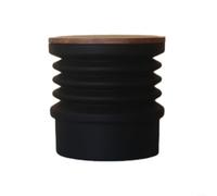 EpheyFIF Molinillo de café de silicona de dosis única para tolva, herramienta de limpieza de soplado de espresso con tapa de madera, para modelos WPM, dispensador de embudo de frijoles para uso en
