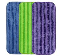 EpheyFIF Paquete de 3 almohadillas de microfibra reutilizables para mopa Swiffer para WETJET, recambios lavables para suelos de madera dura, azulejos de piedra, paños de limpieza de 11.8 x 5.5