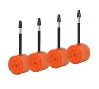 EpheyFIF Think Rider - Tubo interior ultraligero de 1/2/4/6 piezas para bicicleta de carretera de 28 g, 700 x 18 25 28 32, material TPU, 65 mm de longitud, válvula francesa