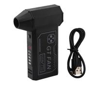 EpheyFIF Violent Blower Mini Turbo Jet Fan - Ventilador de mano con 3 velocidades ajustables, sin escobillas, 140000 rpm, velocidad del viento, ventilador de conducto