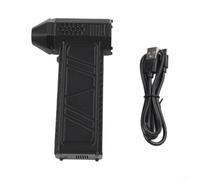 EpheyFIF X3 Turbo Fan 130000 RPM Motor sin escobillas - 52m/s de alta velocidad soplador de mano para eliminación de polvo, secado de coches y refrigeración al aire libre - 4000 mAh USB recargable
