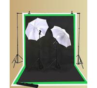 ePhoto uls69 Kit de iluminación Continua con 3 Muslins