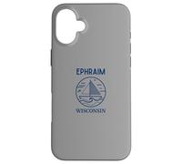 Ephraim Wisconsin Cool Sailboat Carcasa para iPhone 16 Plus