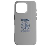 Ephraim Wisconsin Cool Sailboat Carcasa para iPhone 16 Pro