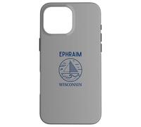 Ephraim Wisconsin Cool Sailboat Carcasa para iPhone 16 Pro Max