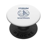 Ephraim Wisconsin Cool Sailboat PopSockets PopGrip Adhesivo