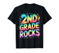 Epic 2ND Grade Rocks Last Day Tiny Humans Teacher Sign My Camiseta