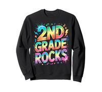 Epic 2ND Grade Rocks Last Day Tiny Humans Teacher Sign My Sudadera