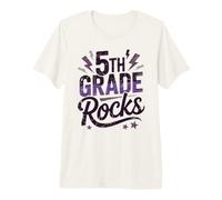 Epic 5TH Grade Rocks First Day Music Teacher Squad DIY Lote Camiseta Premium